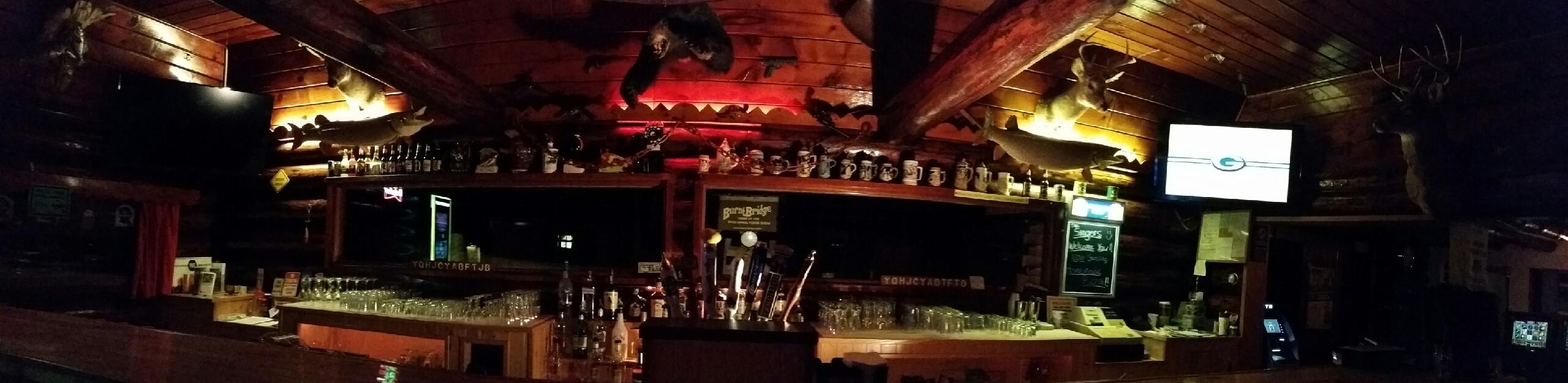 Burnt Bridge Tavern Home of the Wild Animal Floor Show